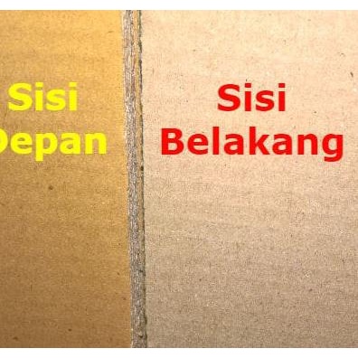 

B50M Kardus Lembaran 60 x 40 Box Karton Polos Cokelat