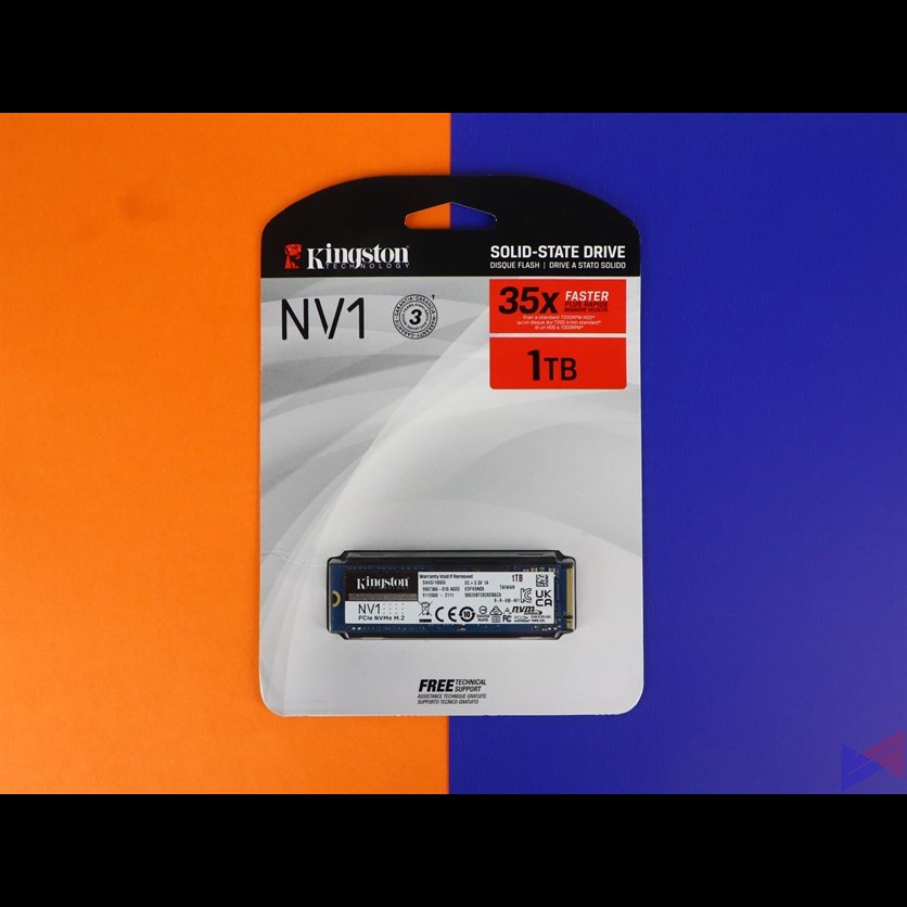 SSD Kingston SSD NVMe PCIe 4.0 NV1 250GB (SNVS/250G)