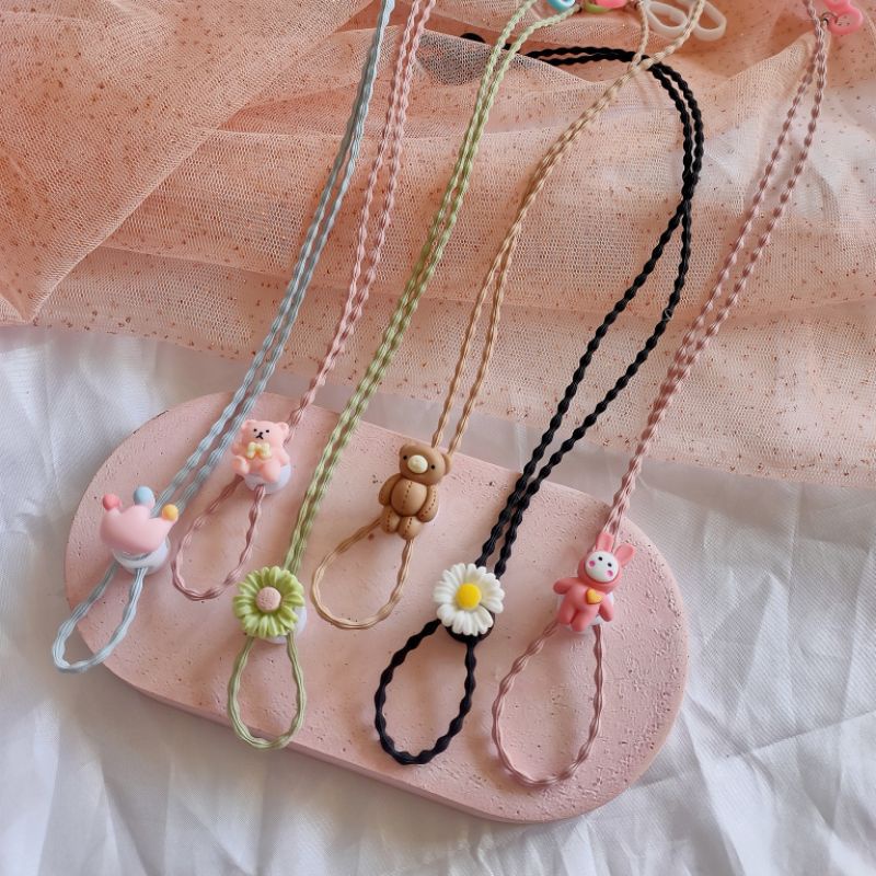 Strap Masker Mutiara / Kalung Masker Fashion / Konektor Masker