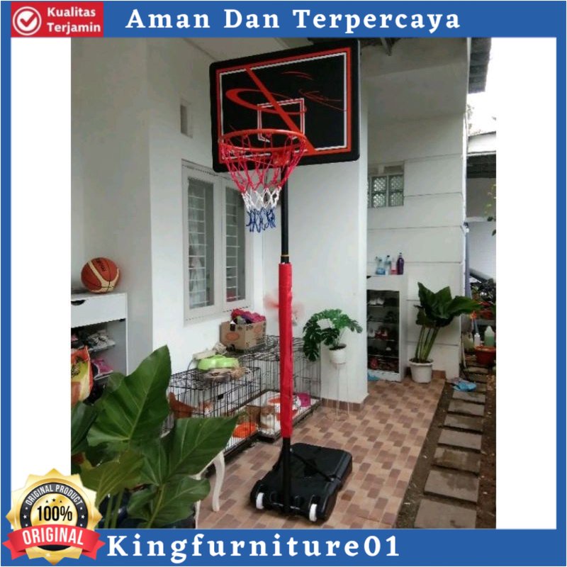 Berwyn Ring Basket Anak & Dewasa 1,6-2,1 meter Ring Basket Portable Ring Basket Besi