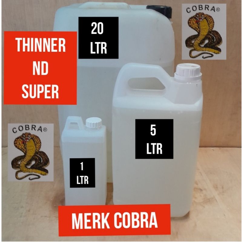 Thinner ND Super 20 liter Cobra Thinner Cobra ND SUPER 20 liter Thiner ND Super 20LTR Cobra