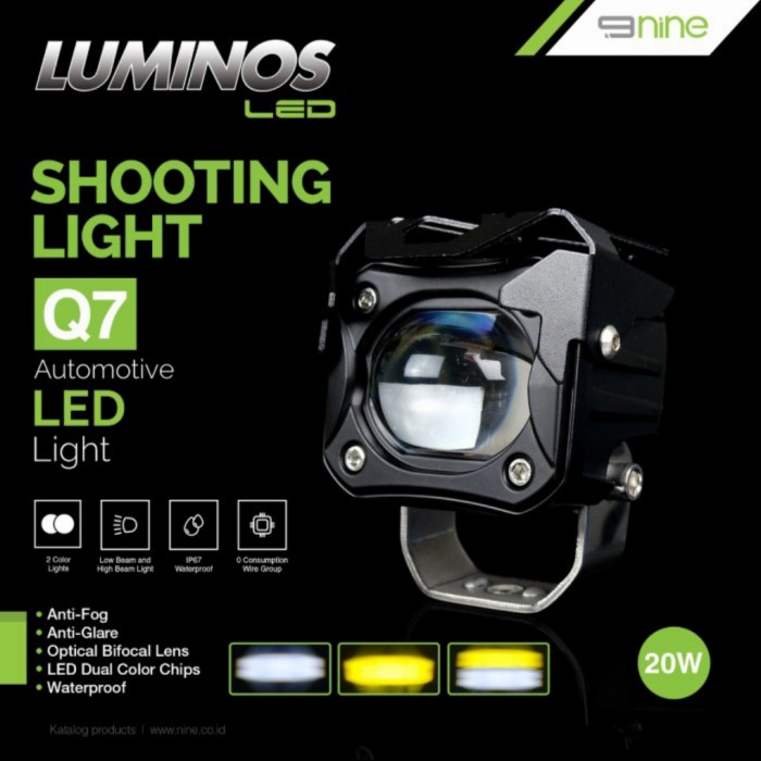 lampu tembak luminos q7/Q7 super terang