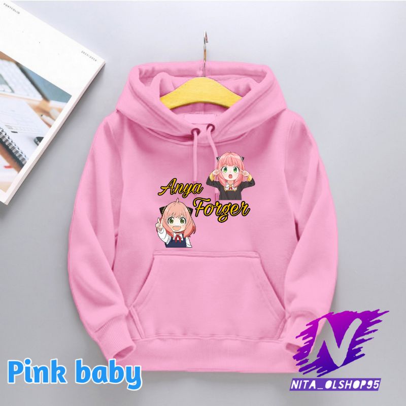 hoodie anak anya lucu sweatar anak anime spy x family anya forget