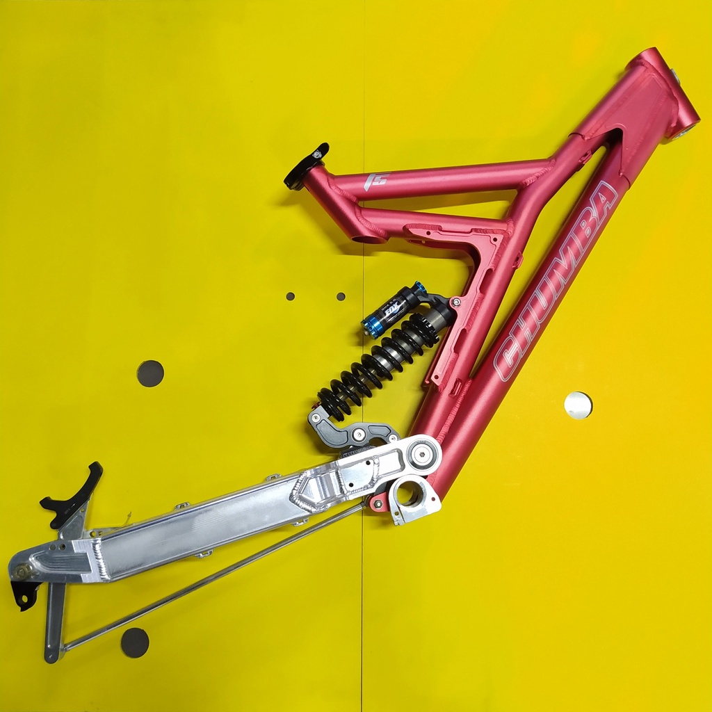 Frame Sepeda CHUMBA F5 Red 17 inch Fulsus Downhill Free Ride Original Not Santa Cruz Adrenaline Yeti