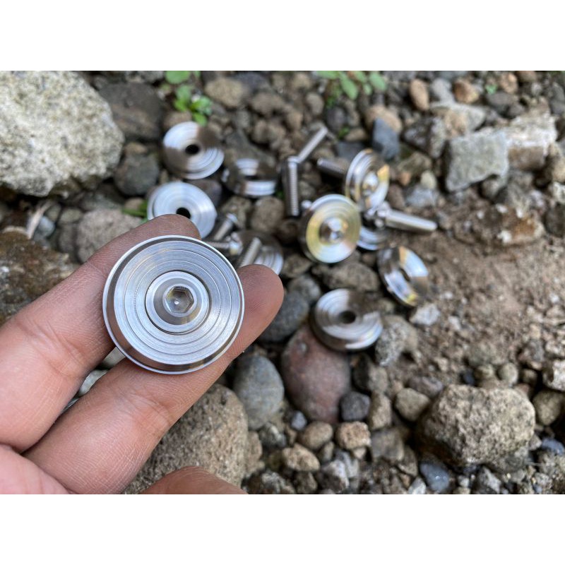 Ring baut stainless shock belakang ring as roda ninja cb gl mp tiger rx king f1zr stainless ring as 