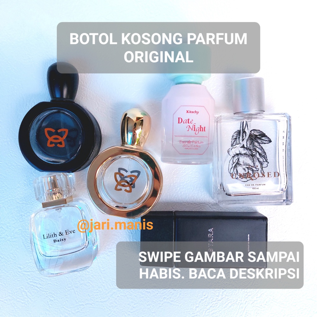 Jual Botol Kosong Bekas Parfum Original Mop Mother Of Perfumery Pearl Saff And Co Lilith Eser 9617