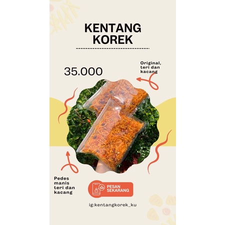 

Kentang Korek/kentang Mustofa (250g)