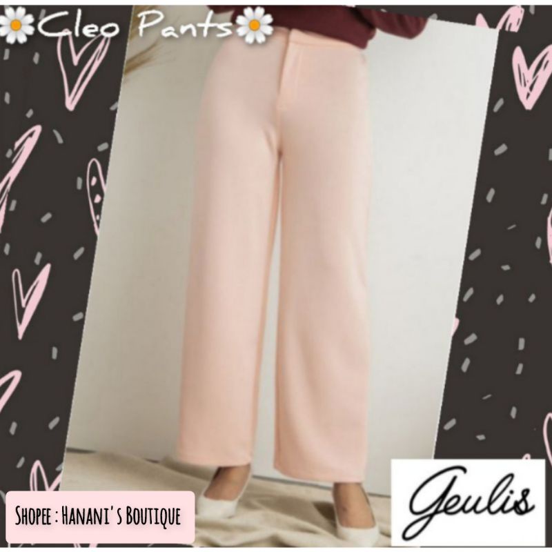 GEULIS Cleo Pants Sweet Pink by Geulis.id