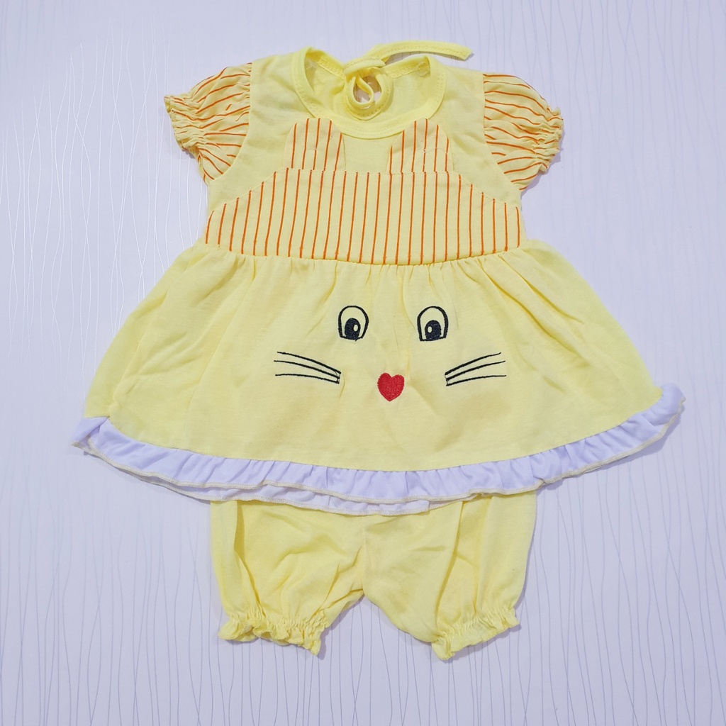 setelan dress anak perempuan lucu