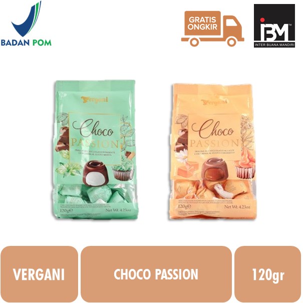 

Vergani Choco Passion Cokelat / Chocoolate Italy 120gr