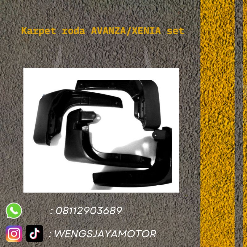 karpet roda mud guard AVANZA XENIA