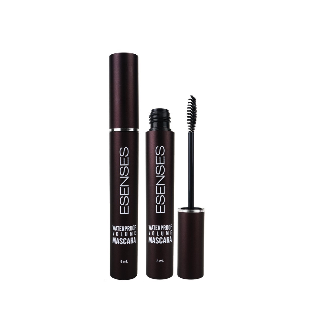 ESENSES Waterproof Volume Mascara Maskara 8ml / Longlasting &amp; Vitamin E