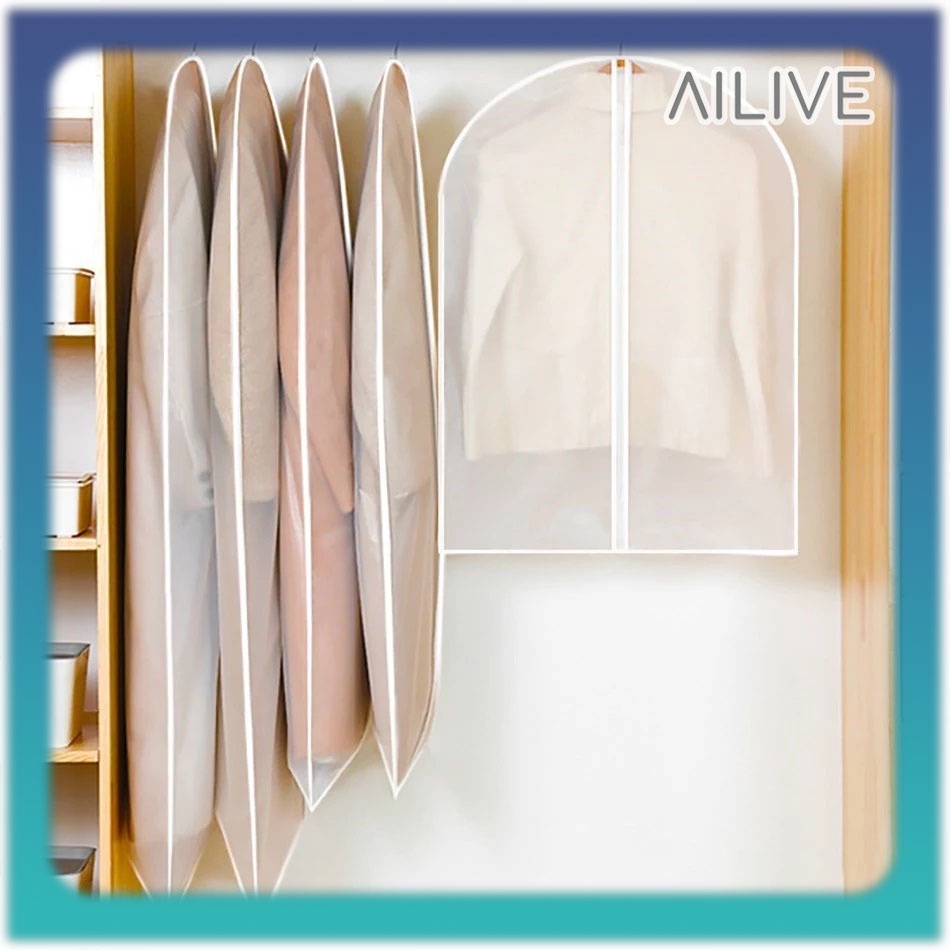 AILIVE Cover Baju Plastik Pakaian Anti Debu Dust Proof Organizer Pelindung Baju Laundry