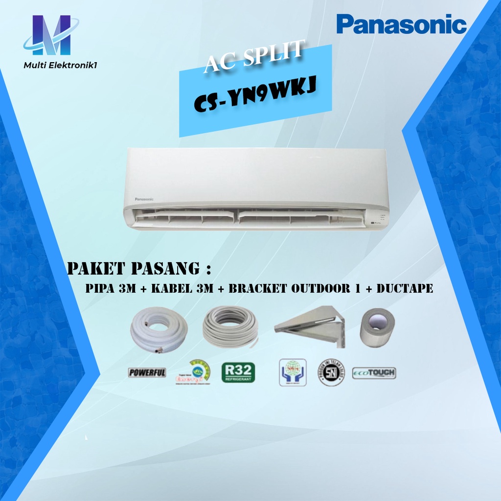 AC PANASONIC 1 PK STANDART YN 9AKJ + PASANG