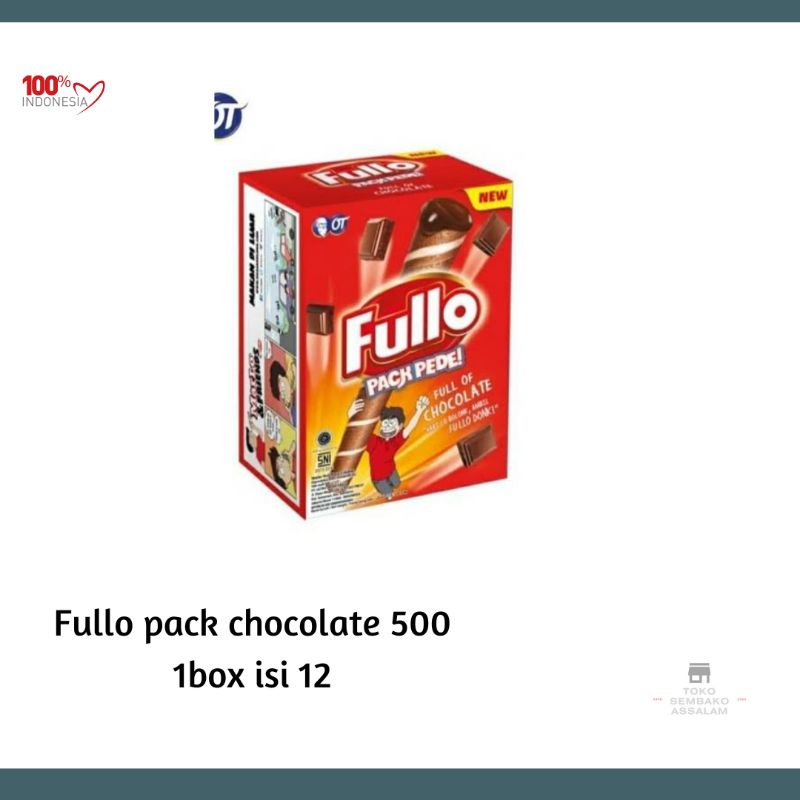 

fullo chocolate 500 pack / fullo 500 coklat 1 box isi 12