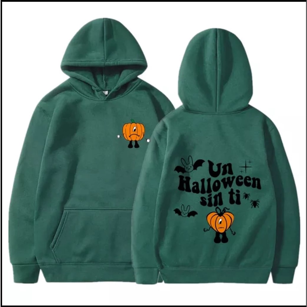 Jaket Anime UN HALLOWEEN SIN TI Cream Hoodie Anime Halloween Sweater SIN TI Pria Wanita -Hoodie Jumper Anime  Un Hallowee Sin ii One piece Trafalgar Law Sweater Hoodie Anime One piece L-XXL