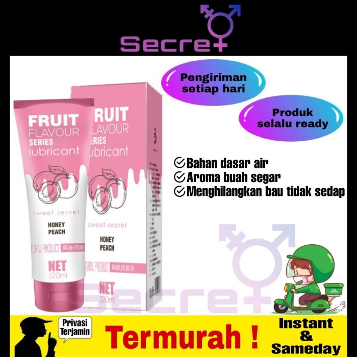 

SWEETS SECRET FRUIT FLAVOUR LUBRICANT | ORIGINAL IMPORT - 120 ML - HONEY PEACH