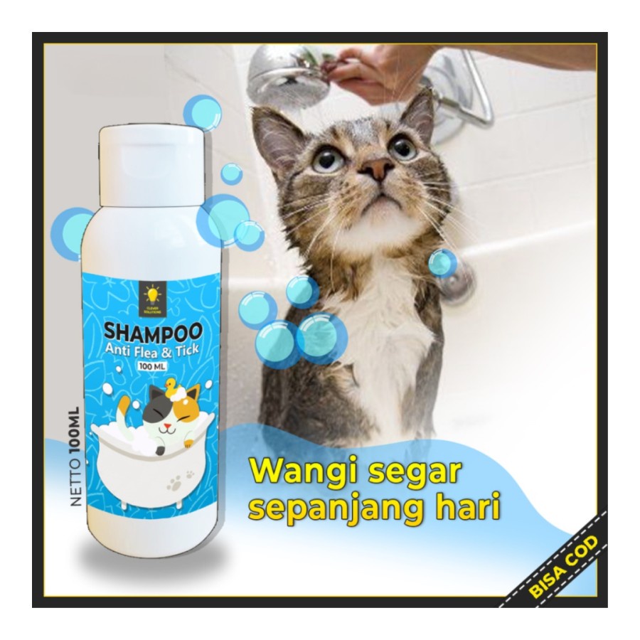 ANTI FLEA &amp; TICK Septimax Shampoo Kucing 100mL - Shampoo Anti Kutu &amp; Jamur [ CS ]