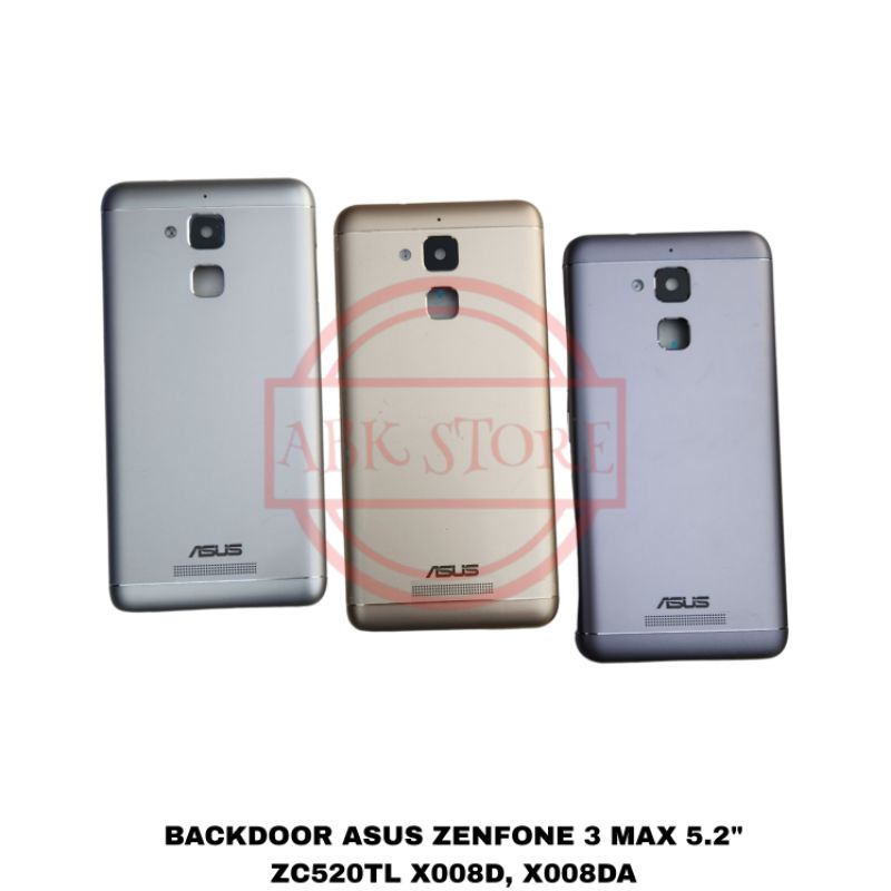 TUTUP BELAKANG BACKDOOR BACKCOVER ASUS ZENFONE 3 MAX 5.2&quot; ZC520TL BACK CASING HOUSING ORIGINAL