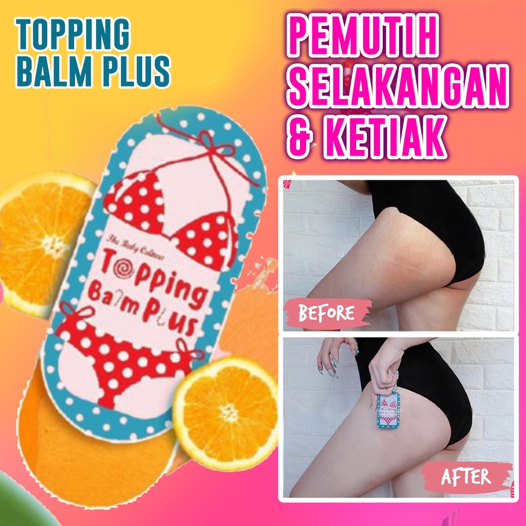 Topping Balm Plus By LITTLE BABY Vit C Cream Toping Pemutih Selangkangan Ketiak Bokong Leher Pantat Original