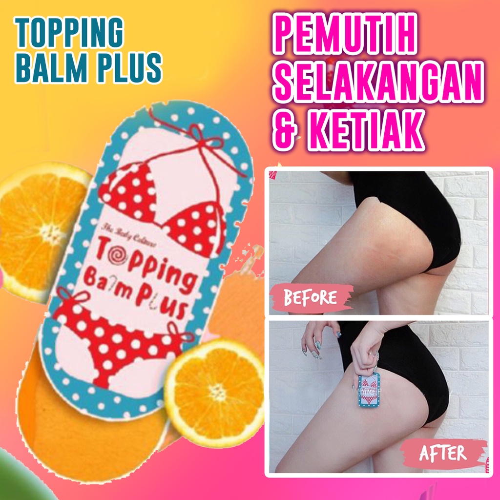 Topping Balm Plus By LITTLE BABY Vit C Cream Toping Pemutih Selangkangan Ketiak Bokong Leher Pantat Original