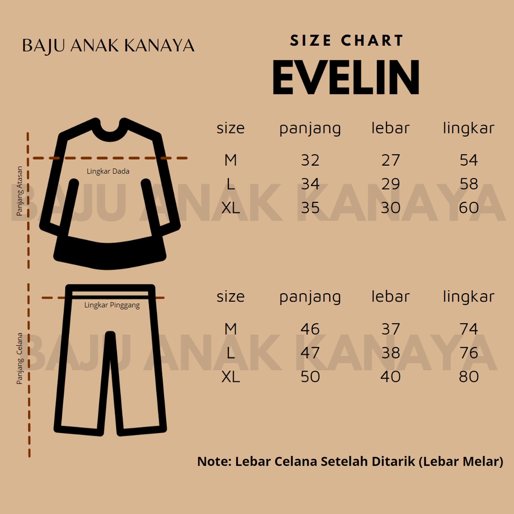 1-3THN SETELAN ANAK EVELIN ONESET ANAK PREREMPUAN by MYBEE