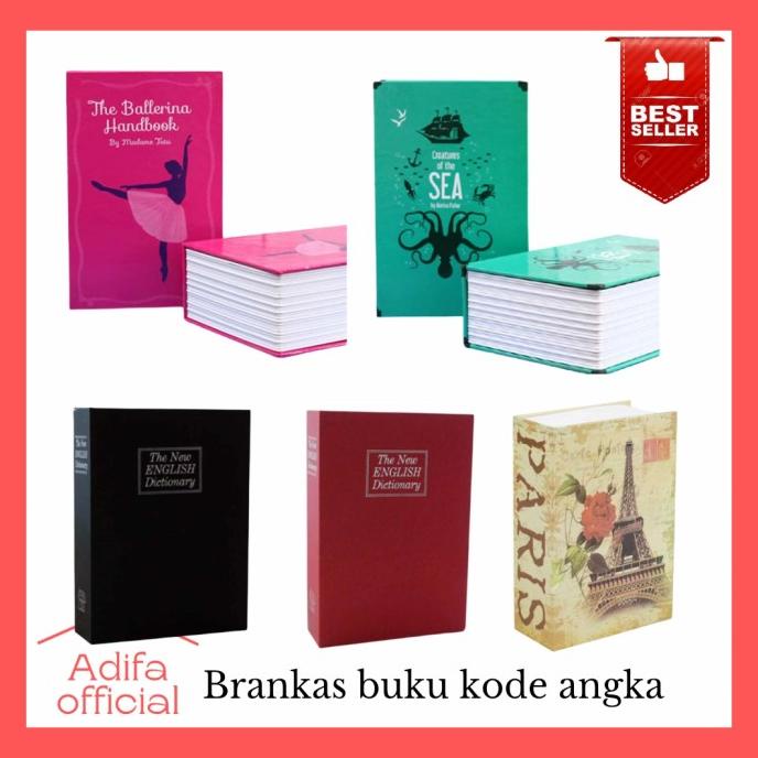 brankas buku brangkas kamus berangkas mini password kode angka