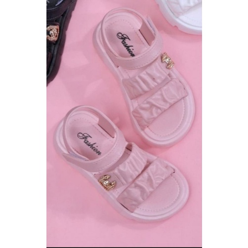 Sandal anak perempuan terbaru Sepatu sandal fashion trendy anak perempuan Sendal karet import wanita