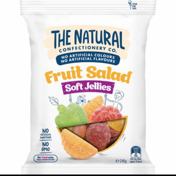 

BISA COD The Natural Confectionery Co Soft Jellies Fruit Salad Candy 240 gr /PERMEN LUNAK/PERMEN VIRAL/PERMEN MILO/PERMEN YUPI/PERMEN JADUL/PERMEN KARET