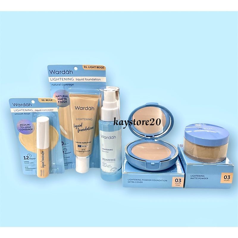 WARDAH LIGHTENING SERIES SIMPEL MAKEUP ISI 5 PRODUK