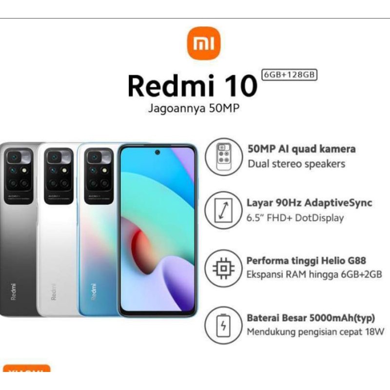 Redmi 10 ram 4/64.