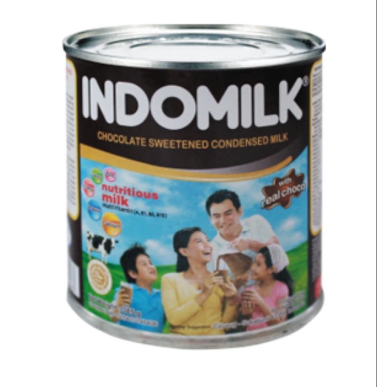 

( SATUAN ) indomilk susu kental manis coklat kaleng 370gr isi 1 ( SATU ) PCS