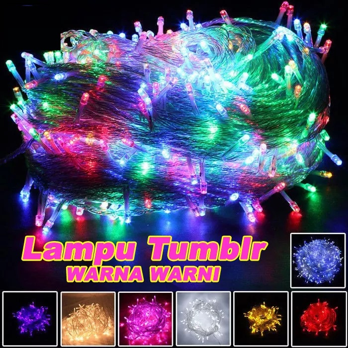 Lampu Tumblr 10 Meter LED Box Natal Murah Tumbler Light Hias Dekorasi Gantung Kamar Tidur - Lampu natal Hias - YS Shop