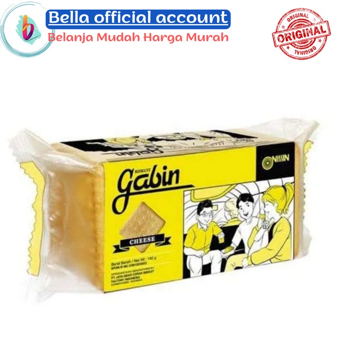 

Nissin Gabin Cheese Milk Original 140 gr - cheese