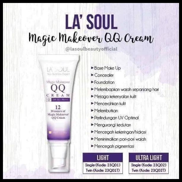 Promo Qq Cream La Soul/ La'Soul (Single - Light/ Ultralight)