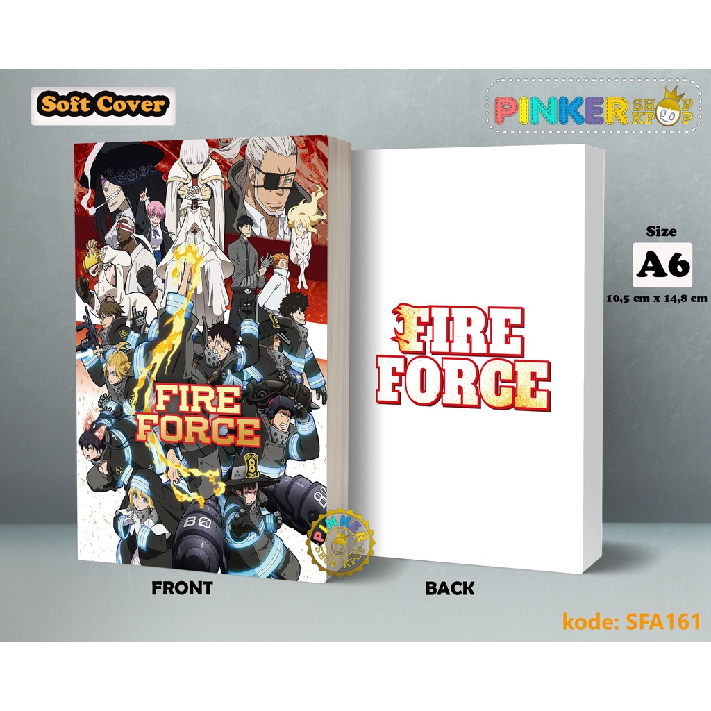 

(SFA161) Pocket Note Anime Fire Force 9 Strongers Softcover