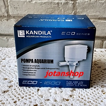 Kandila ECO Series 1600 Pompa Air Celup Aquarium Aquascape Hidroponik ECO-1600