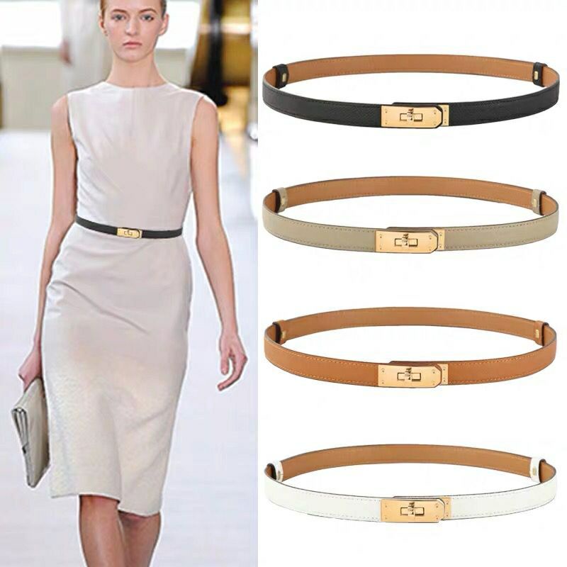 KELLY BELT IKAT PINGGANG WANITA BELT DRES KULIT PU L060