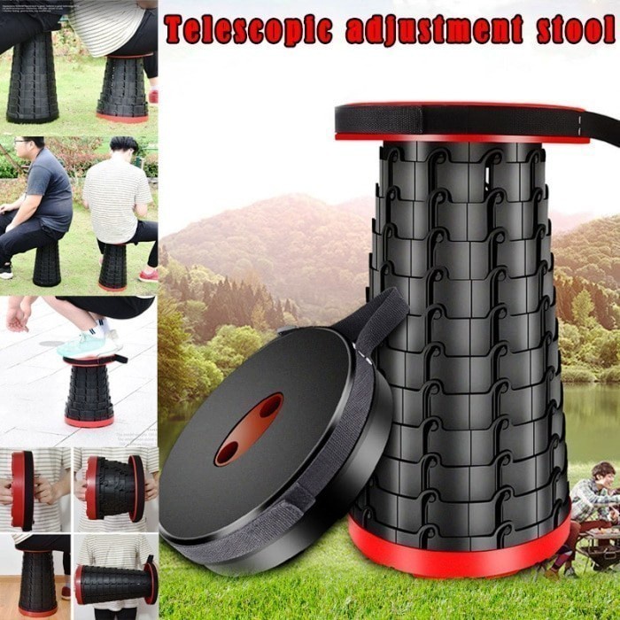 fmfit Telescopic Foldable Stool | Kursi Lipat Sangat Kuat dan Simple