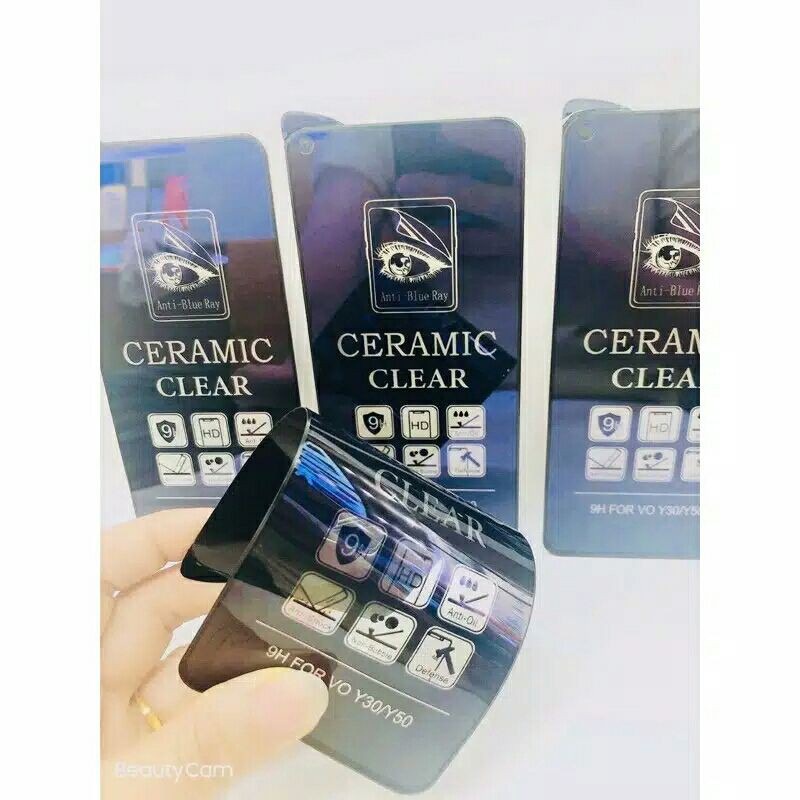 Ceramic CLEAR ANTI BLUE Asus Zenfone Max Pro M1 M2 Screen Protector Full Layar No Sidik Jari Anti Broken