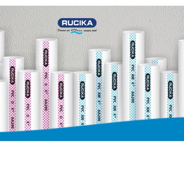 Pipa Rucika AW Biru 1 inch inci (4 meter)