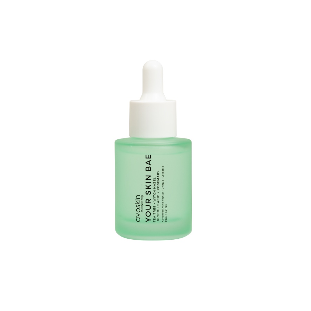 Avoskin Your Skin Bae Serum Tea Tree + Witch Hazel + Glycolic Acid + Rosemary 30ml