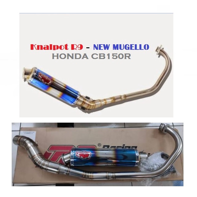 Knalpot Recing R9 New Mugello Original CB 150R Lama - Pelangi
