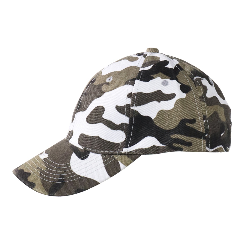 Topi Trucker Baseball Camouflage Army Summer Hat - S8R - Gray