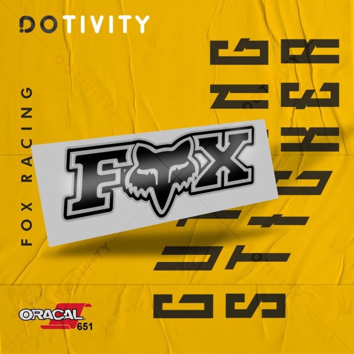 

Cutting Sticker FOX RACING V8