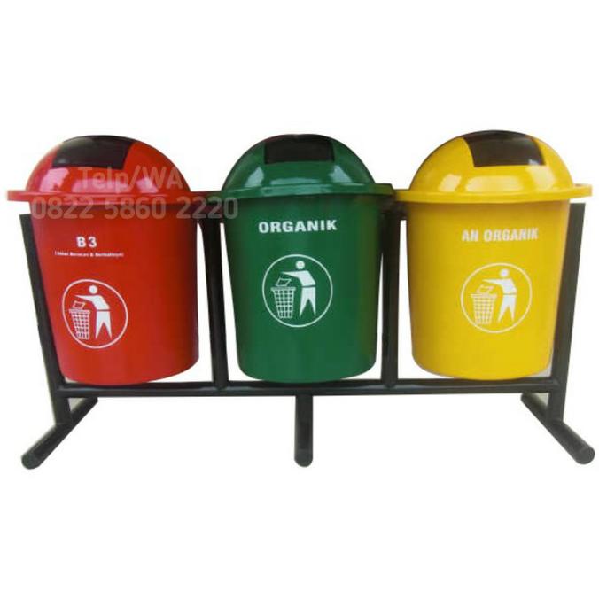 Tempat sampah 3 Warna barang ready terus