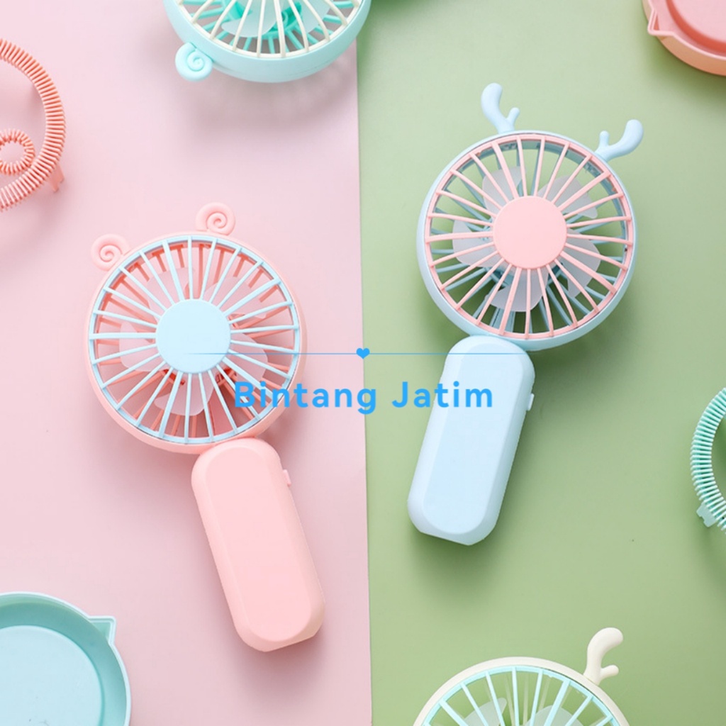 Kipas Angin Mini Genggam Cute S050 / Kipas Portable / Mini Fan