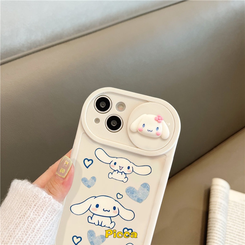 Soft Case Tpu Motif Kartun Cinnamoroll 3D Untuk IPhone 7 Plus XR 11 13 12 Pro Max 11 Pro Max X XS Max 8 Plus