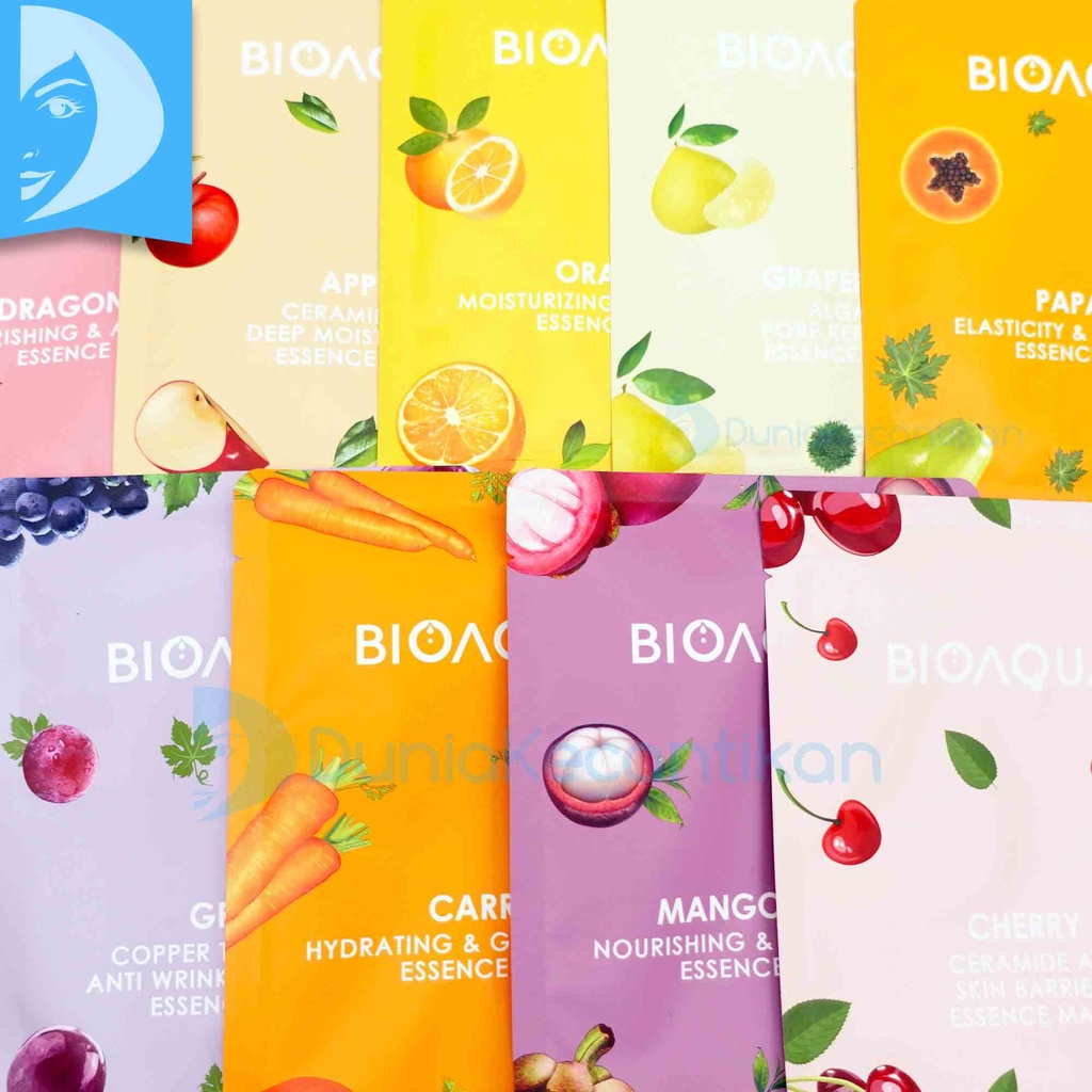 BIOAQUA sheet mask Hydrating and Moisturizing Mask Masker Wajah BPOM Masker Bio Aqua