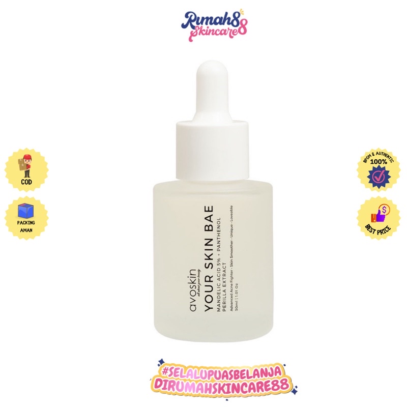 AVOSKIN Your Skin Bae Serum Mandelic Acid 5% + Panthenol + Perilla Extract (30ml)